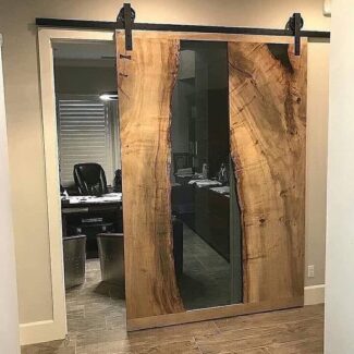 Resin Wood Sliding Door