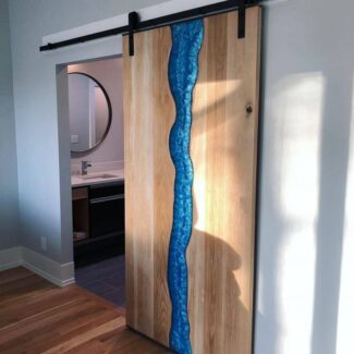 sliding Resin wood door