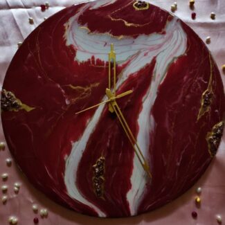 Unique Resin Wall Clock