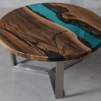 Dark Wood Nest Of Tables