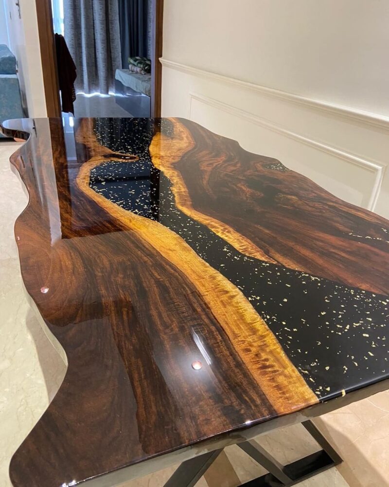 River Designer Epoxy Table