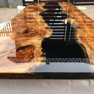 Resin and wood coffee Table