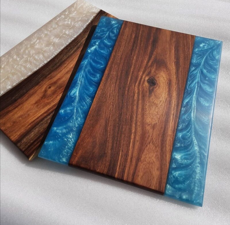 Cutting Board With Epoxy