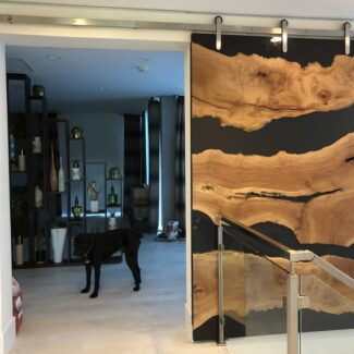 sliding epoxy door