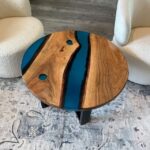 Blue river round tables