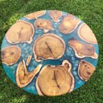 Round Epoxy Resin Table