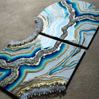 Epoxy River Wall Art