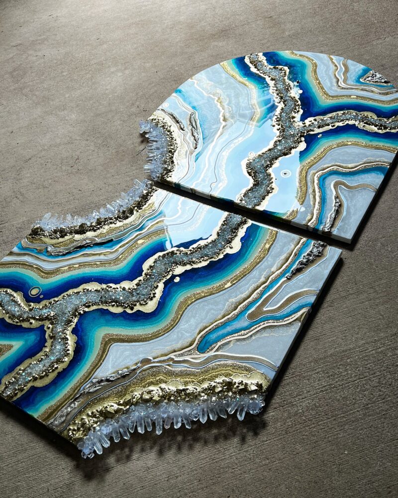 Epoxy River Wall Art