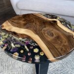 Flower Design Round Table