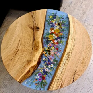 Flowers Design Round Table